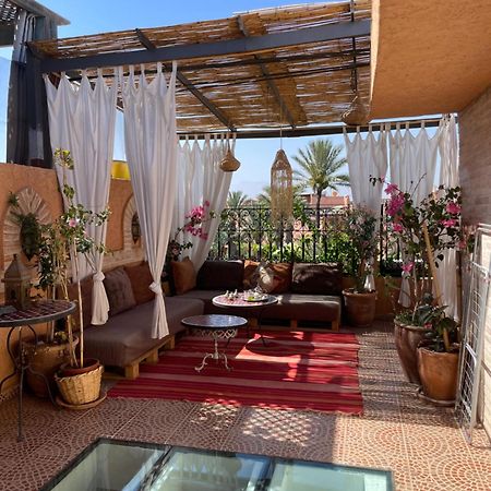 Riad Palmier Fleuri Marrakesch Exterior foto