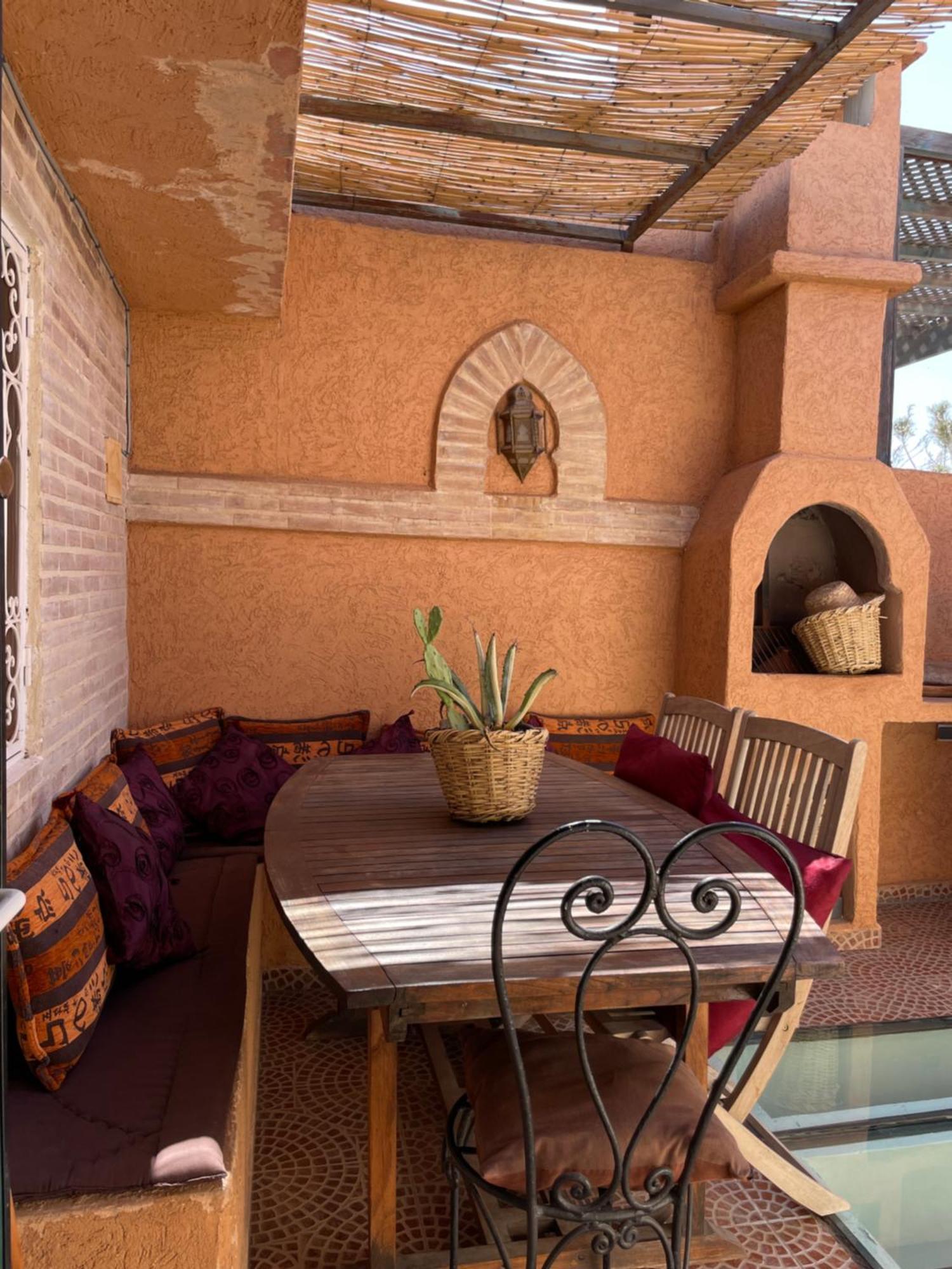 Riad Palmier Fleuri Marrakesch Exterior foto
