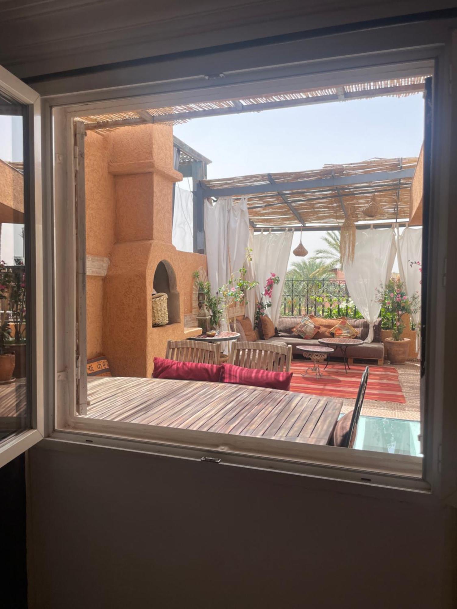 Riad Palmier Fleuri Marrakesch Exterior foto